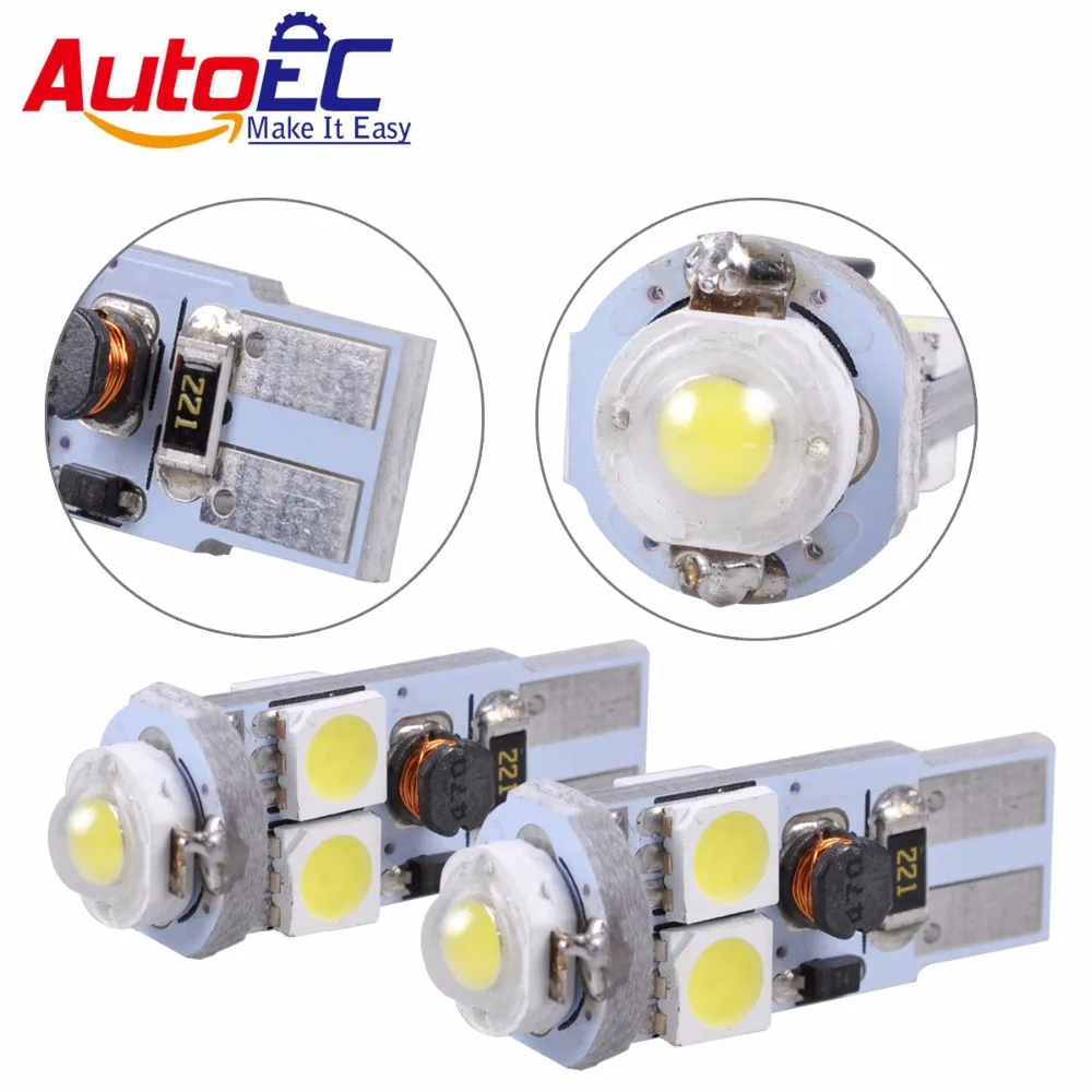 AutoEC 10 шт. T10 W5W 194 168 4 SMD 501 LED 3 Вт Canbus без ошибок белый автомобильный габаритный фонарь двери лампа 12 В # LB105
AutoEC 10 шт. T10 W5W 194 168 4 SMD 501 LED 3 Вт Canbus без ошибок белый автомобильный габаритный фонарь двери лампа 12 В # LB105