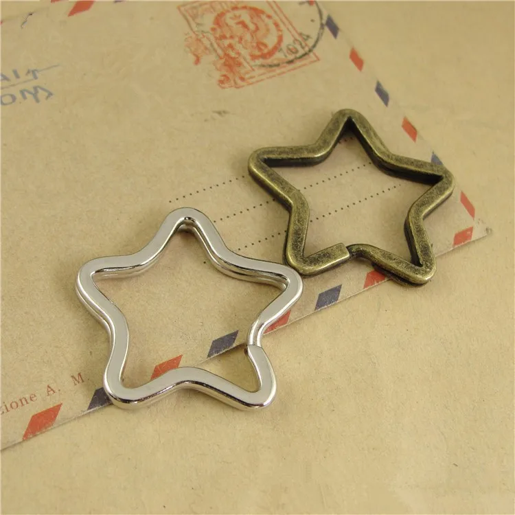 10pcs 35mm Rhodium Five Stars Shape Keychain split Circle Keyring Findings Fit DIY Keychain Rings Circles Accessories
10pcs 35mm Rhodium Five Stars Shape Keychain split Circle Keyring Findings Fit DIY Keychain Rings Circles Accessories