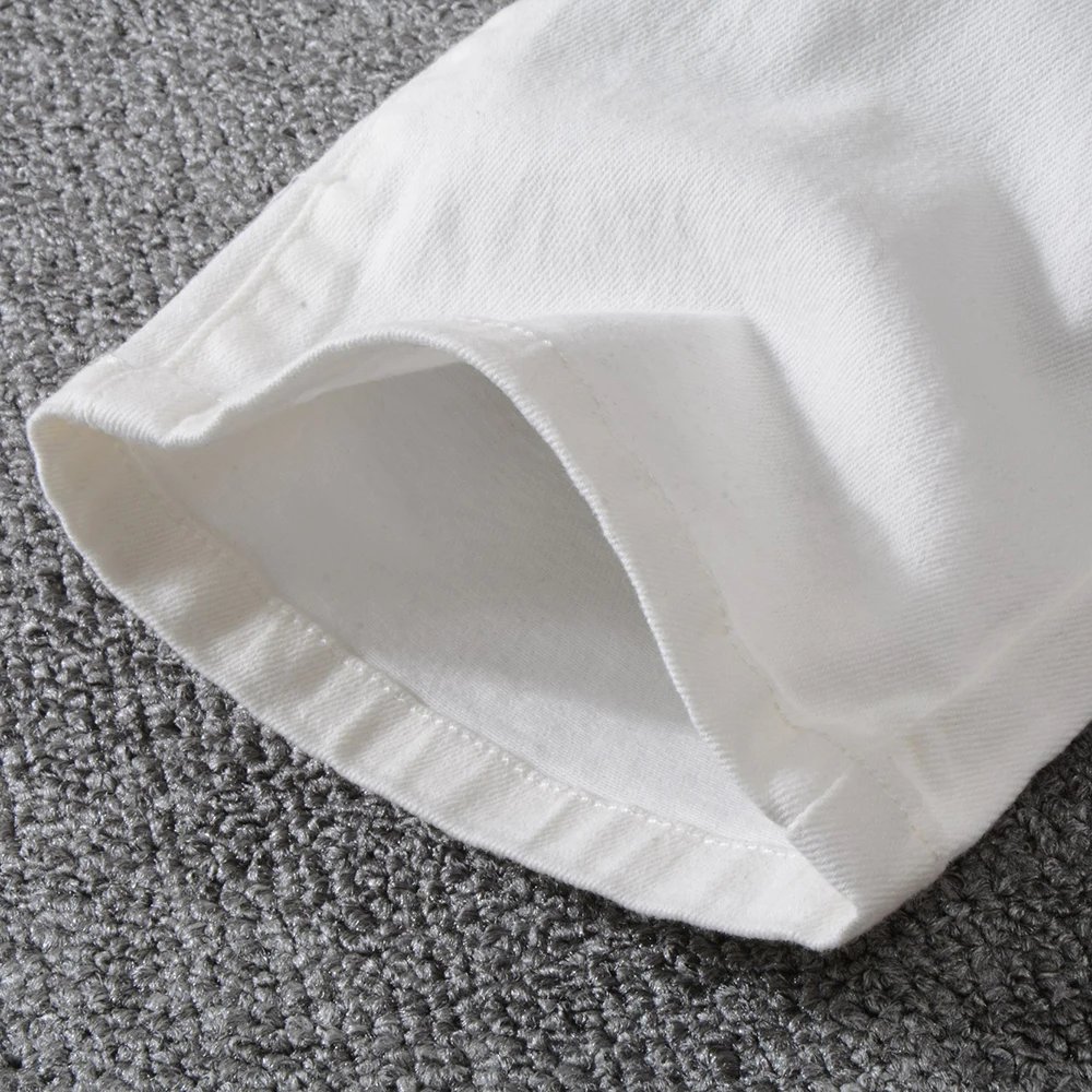 Men's slim fit white biker jeans for moto Casual plus size patchwork denim pants
Men's slim fit white biker jeans for moto Casual plus size patchwork denim pants