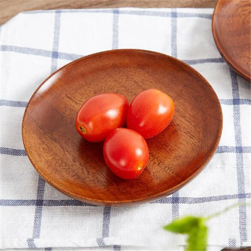 Retro Snack Fruit Plates 13.5cm Diameter Wooden Round Plates Fruit Cake Tea Coffee Dessert Dish Food Serving Tray
Retro Snack Fruit Plates 13.5cm Diameter Wooden Round Plates Fruit Cake Tea Coffee Dessert Dish Food Serving Tray
