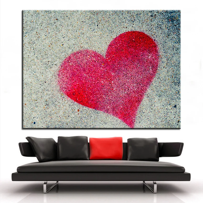 Large size Printing Oil Painting heart graffiti Wall painting Home Decorative Wall Art Picture For Living Room painting No Frame
Large size Printing Oil Painting heart graffiti Wall painting Home Decorative Wall Art Picture For Living Room painting No Frame