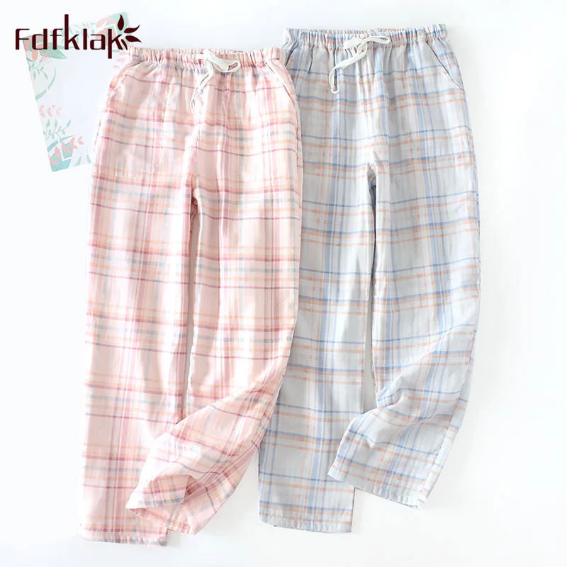 Fdfklak Couple's pajamas pant casual cotton home pants lounge wear sleeping pant women or men nightwear pants female trousers
Fdfklak Couple's pajamas pant casual cotton home pants lounge wear sleeping pant women or men nightwear pants female trousers