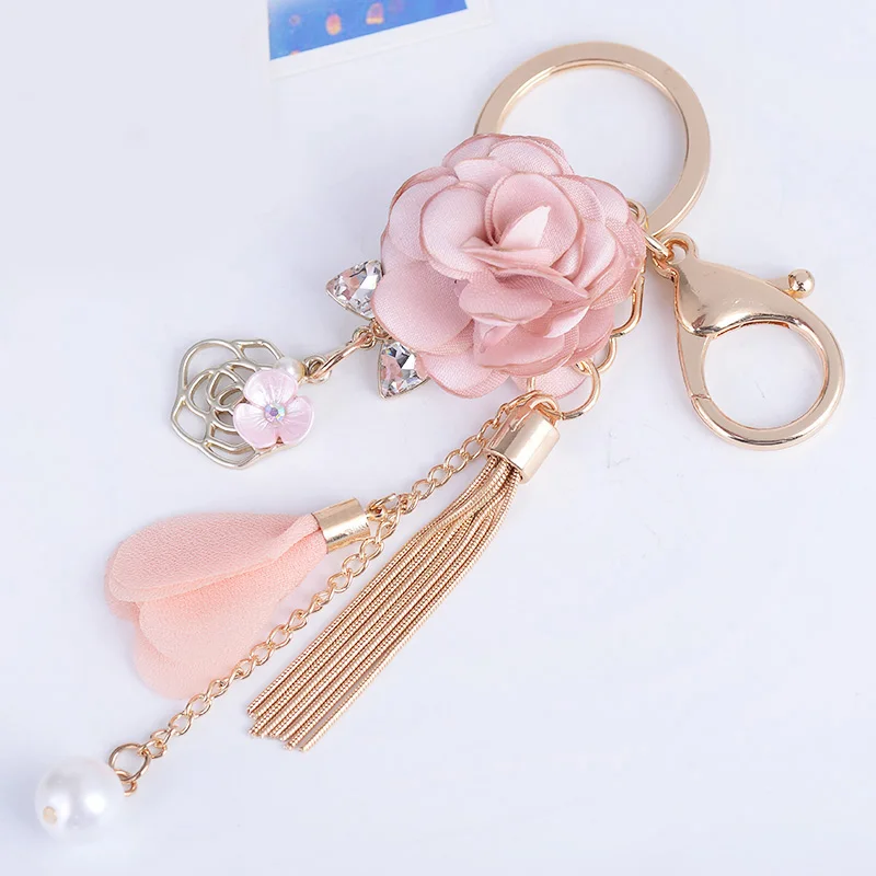 New Flower Keychain Bag Pendant Bag Holder Crytals Strass Women Bag Flower Charm Key Chain Buckle Key Ring CH904
New Flower Keychain Bag Pendant Bag Holder Crytals Strass Women Bag Flower Charm Key Chain Buckle Key Ring CH904