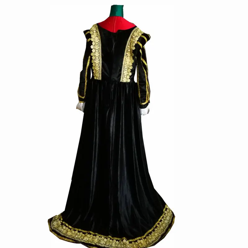 History customer-made Black Renaissance Dress Vintage Costumes Victorian Dress Steampunk dress Gothic Halloween Dress C-438
History customer-made Black Renaissance Dress Vintage Costumes Victorian Dress Steampunk dress Gothic Halloween Dress C-438