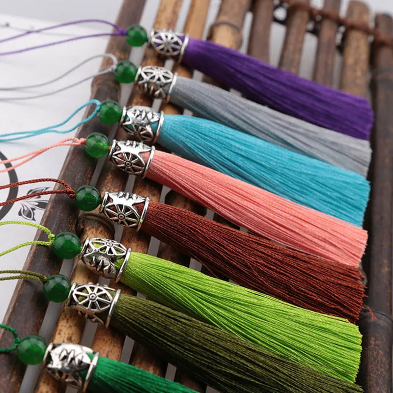Mibrow 5pcs/lot 23 Colors Mixed Silk Tassel Antique Silver Color Caps Bead Charms Pendants Tassels For DIY Jewelry Accessories
Mibrow 5pcs/lot 23 Colors Mixed Silk Tassel Antique Silver Color Caps Bead Charms Pendants Tassels For DIY Jewelry Accessories