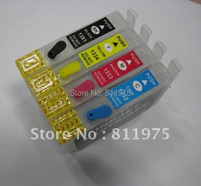 Многоразовый картридж 135 T1351 + T1332 T1333 T1334 для принтеров epson Stylus T25 TX123 TX125 TX133 TX135 чип автоматического сброса
Многоразовый картридж 135 T1351 + T1332 T1333 T1334 для принтеров epson Stylus T25 TX123 TX125 TX133 TX135 чип автоматического сброса