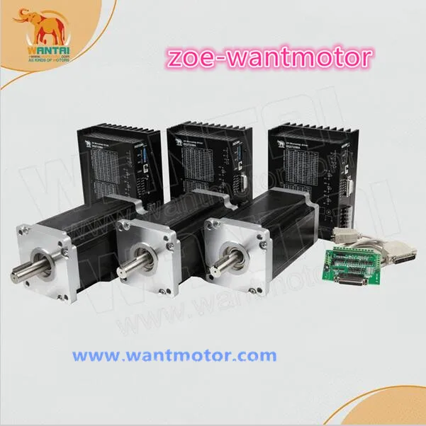Доставка из США! Wantai 3 оси Nema42 шаговый двигатель 110BYGH150-001 3256oz-in 6.0A 4-свинцовый + Драйвер DQ2722MA 220V 7.0A 300Micro
Доставка из США! Wantai 3 оси Nema42 шаговый двигатель 110BYGH150-001 3256oz-in 6.0A 4-свинцовый + Драйвер DQ2722MA 220V 7.0A 300Micro