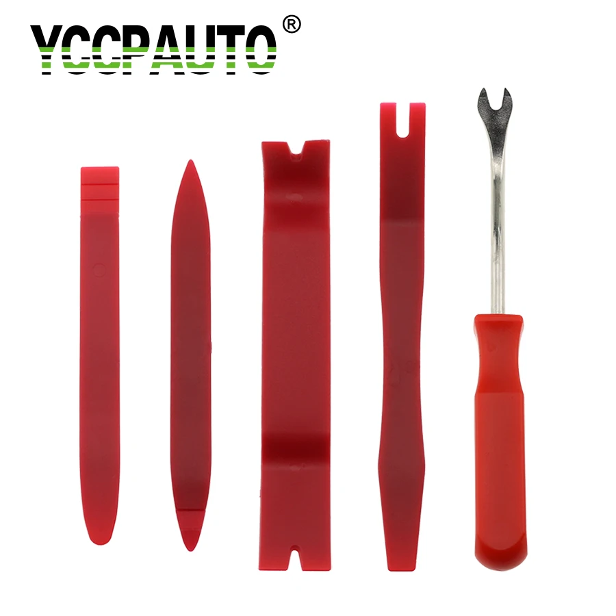 YCCPAUTO 5Pcs Car radio Removal tools Automobile 4'Nail Puller For Car Radio Audio Panel Door Repairing Clip Tools car styling
YCCPAUTO 5Pcs Car radio Removal tools Automobile 4'Nail Puller For Car Radio Audio Panel Door Repairing Clip Tools car styling