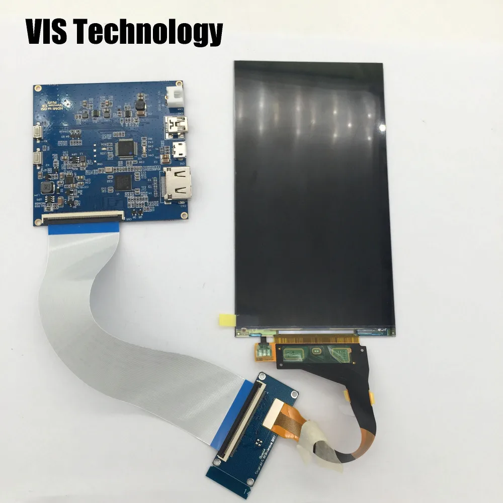 ЖК-экран 5,5 дюйма 2560*1440 2K LS055R1SX04 + контроллер драйвера HDMI-MIPI для 3d SLA принтера NanoDLP Thingiverse TOS
ЖК-экран 5,5 дюйма 2560*1440 2K LS055R1SX04 + контроллер драйвера HDMI-MIPI для 3d SLA принтера NanoDLP Thingiverse TOS