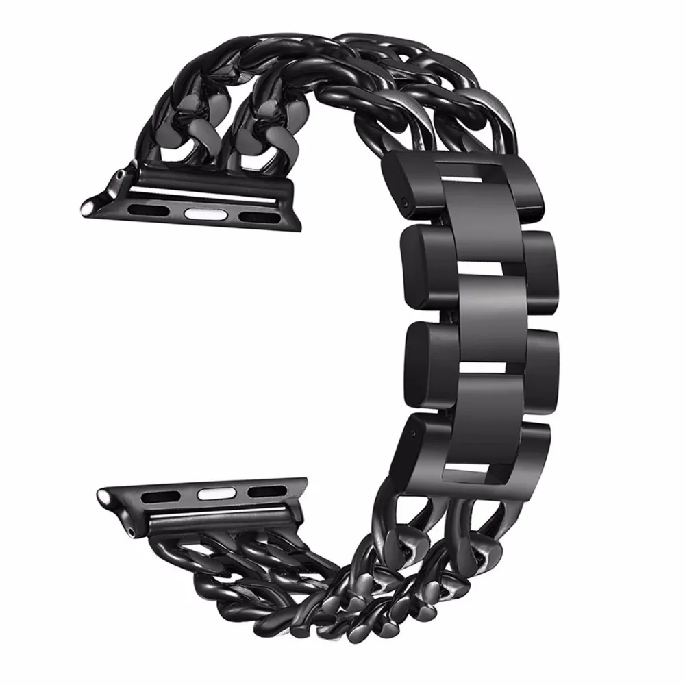 Cowboy Chain Fashion Strap for Apple Watch Band 38/42mm 40mm 44mm Metal Personality Bracelet Belt for iWatch Series 6/SE/5/4/3/2
Cowboy Chain Fashion Strap for Apple Watch Band 38/42mm 40mm 44mm Metal Personality Bracelet Belt for iWatch Series 6/SE/5/4/3/2