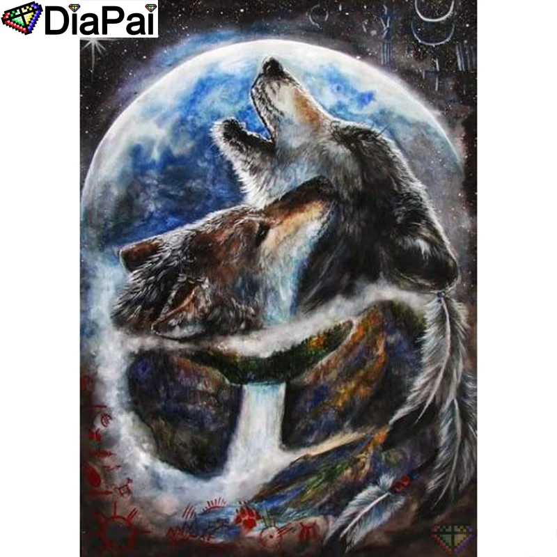 DIAPAI Diamond Painting 5D DIY 100% Full Square/Round Drill "Animal wolf" Diamond Embroidery Cross Stitch 3D Decor A24223
DIAPAI Diamond Painting 5D DIY 100% Full Square/Round Drill "Animal wolf" Diamond Embroidery Cross Stitch 3D Decor A24223