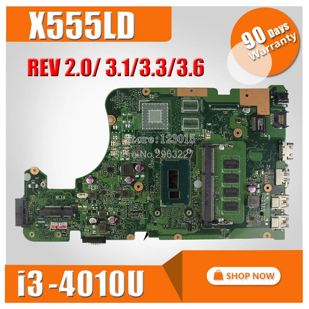 Материнская плата для For Asus X555LA X555LD rev2.0, 3,1, 3,3, 3,6 с процессором i3, интегрированным без материнской платы GPU, 100% Протестировано
Материнская плата для For Asus X555LA X555LD rev2.0, 3,1, 3,3, 3,6 с процессором i3, интегрированным без материнской платы GPU, 100% Протестировано