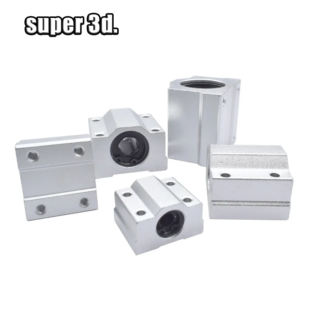 4pc SC6UU/SC8UU/SC10UU/SC12UU/SC16UU Linear Ball Bearing slide block bushing for 3D printer part Aluminium Pulley
4pc SC6UU/SC8UU/SC10UU/SC12UU/SC16UU Linear Ball Bearing slide block bushing for 3D printer part Aluminium Pulley