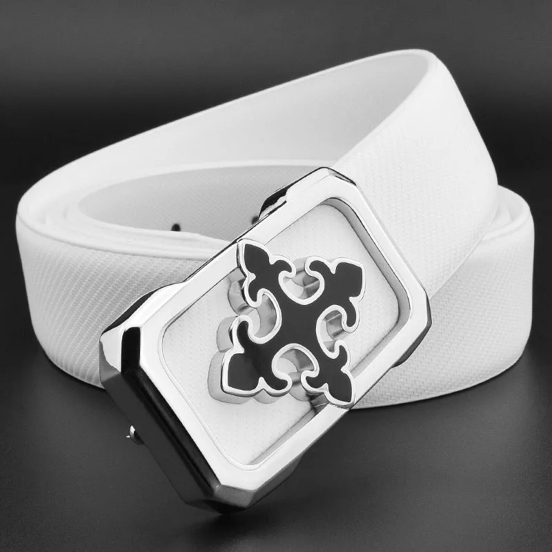 Fashion white belt men high quality genuine leather designer luxury brand Waist Strap young men casual cowskin cintos masculinos
Fashion white belt men high quality genuine leather designer luxury brand Waist Strap young men casual cowskin cintos masculinos