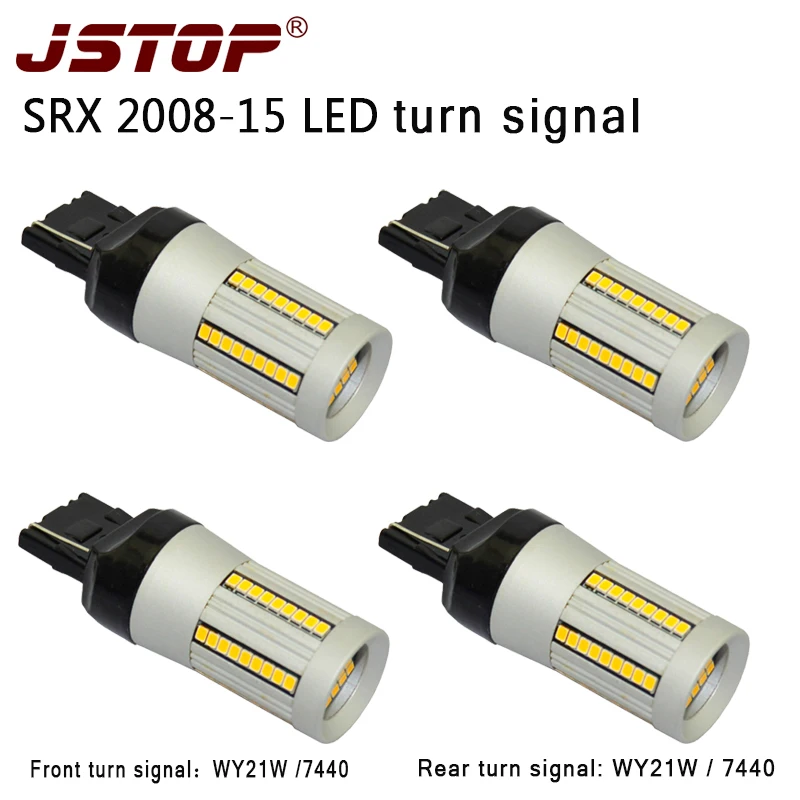 JSTOP 4 шт./компл. SRX 2008 светодиодные Canbus лампы без ошибок WY21W Передние Задние поворотники 12 В 7440 T20 нет гипер-вспышки светодиодный сигнал поворота автомобиля
JSTOP 4 шт./компл. SRX 2008 светодиодные Canbus лампы без ошибок WY21W Передние Задние поворотники 12 В 7440 T20 нет гипер-вспышки светодиодный сигнал поворота автомобиля
