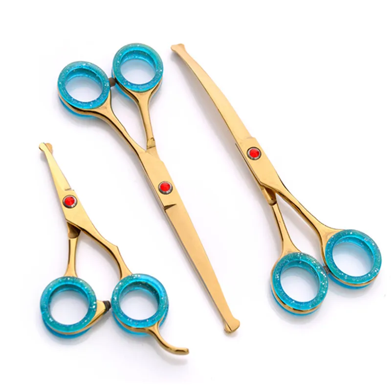3 kit Professional 6.5 inch japan Round head Gold Pet dog grooming hair scissors cutting pet shears barber hairdressing scissors
3 kit Professional 6.5 inch japan Round head Gold Pet dog grooming hair scissors cutting pet shears barber hairdressing scissors