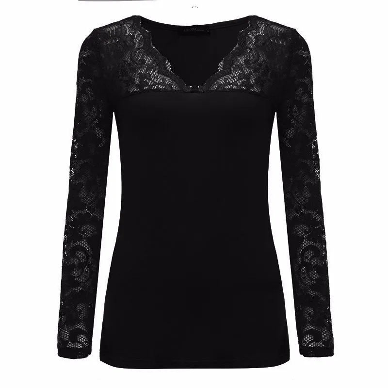 2021 Autumn Women Blusas Sexy Long Sleeve Lace Crochet Sexy V Neck Stretchy Blouses Casual Tops Solid Shirts Plus Size S-5XL
2021 Autumn Women Blusas Sexy Long Sleeve Lace Crochet Sexy V Neck Stretchy Blouses Casual Tops Solid Shirts Plus Size S-5XL
