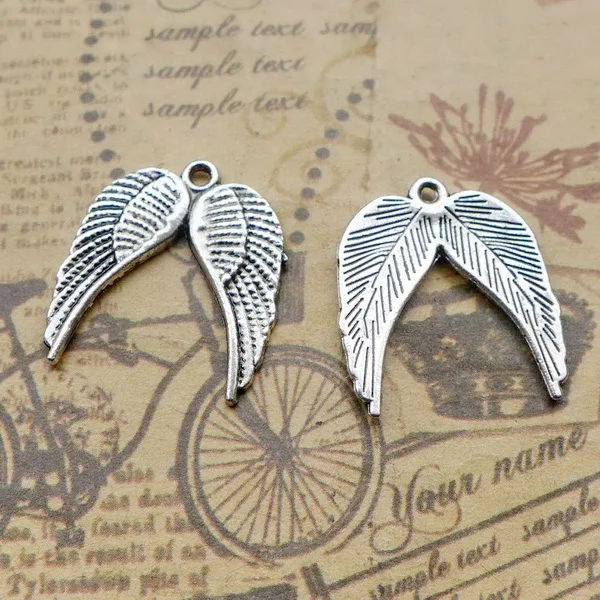 30pcs charm wing pendants 19*21mm 1.35g Tibetan Antique silver Handmade Europe Jewelry DIY alloy accessories
30pcs charm wing pendants 19*21mm 1.35g Tibetan Antique silver Handmade Europe Jewelry DIY alloy accessories
