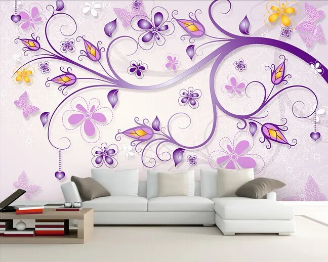 Custom photo wallpaper 3D flower wall painting TV living room bedroom dining room background purple fresh flower wallpaper mural
Custom photo wallpaper 3D flower wall painting TV living room bedroom dining room background purple fresh flower wallpaper mural
