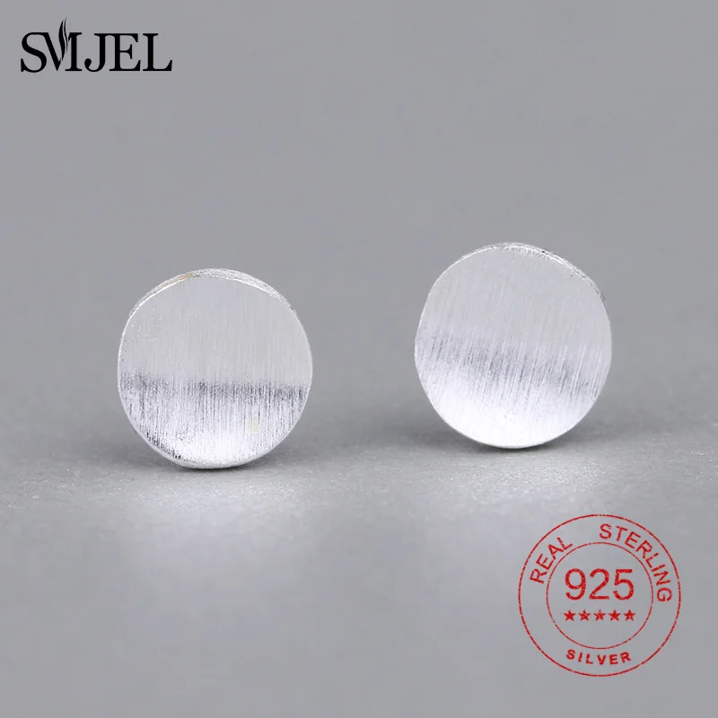 Женские круглые серьги SMJEL из стерлингового серебра 925 пробы, минималистичные Свадебные геометрические простые подарочный набор украшений ...
Женские круглые серьги SMJEL из стерлингового серебра 925 пробы, минималистичные Свадебные геометрические простые подарочный набор украшений ...