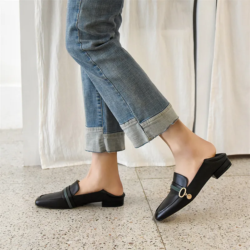 CONASCO Women Casual Pumps Classic Design Genuine Leather Low Heels Spring Summer Working Prom Shoes Woman Basic Shallowed Shoes
CONASCO Women Casual Pumps Classic Design Genuine Leather Low Heels Spring Summer Working Prom Shoes Woman Basic Shallowed Shoes