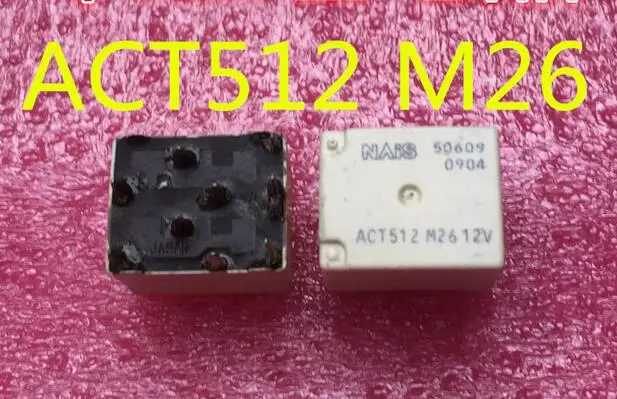 

Реле ACT512 M26 12V ACT512M26 ACT512-M26-12V ACT512M2612V 12VDC DC12V DIP9 5 шт./лот