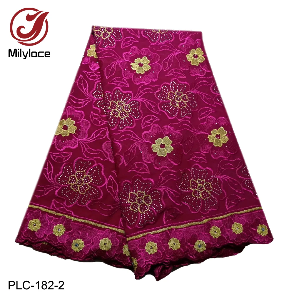 Factory price african swiss cotton lace fabric rhinestones 5 yards per lot nigerian high quality cotton voile lace PLC-182
Factory price african swiss cotton lace fabric rhinestones 5 yards per lot nigerian high quality cotton voile lace PLC-182