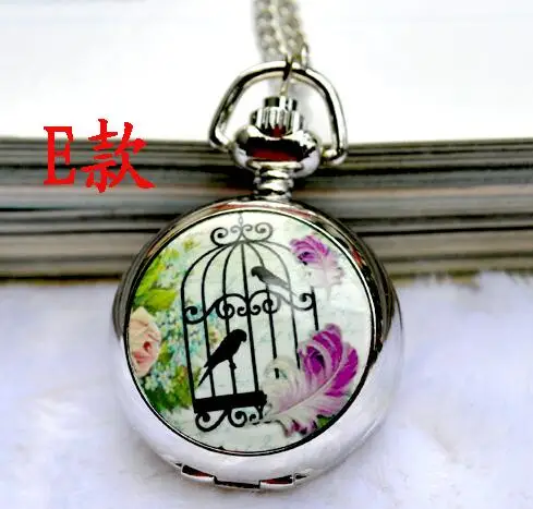 Coupon for wholesale buyer price good quality silver fashion new enamel bird cage birdcage pocket watch necklace hour clock gift
Coupon for wholesale buyer price good quality silver fashion new enamel bird cage birdcage pocket watch necklace hour clock gift