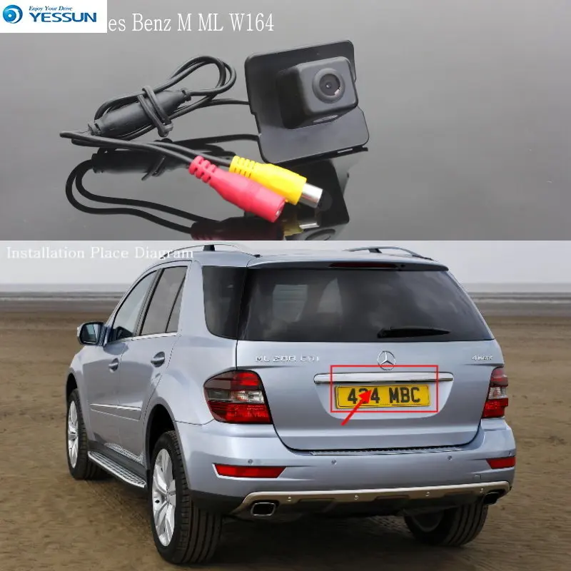 Камера заднего вида YESSUN парковочная камера хода для Mercedes Benz M ML W164 HD CCD|hd ccd|rear view