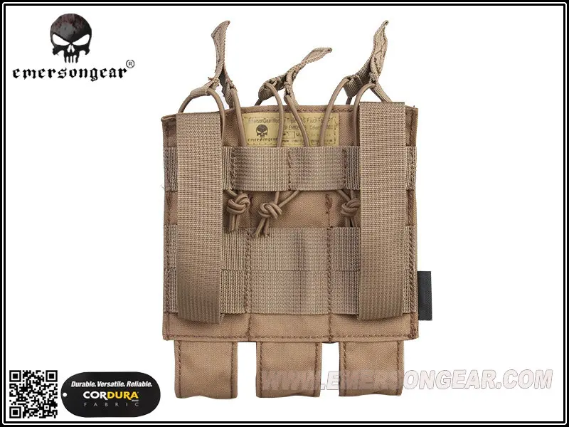 Модульная тройная магнитная сумка Emersongear для мп7 боевая Molle тактическая магазина