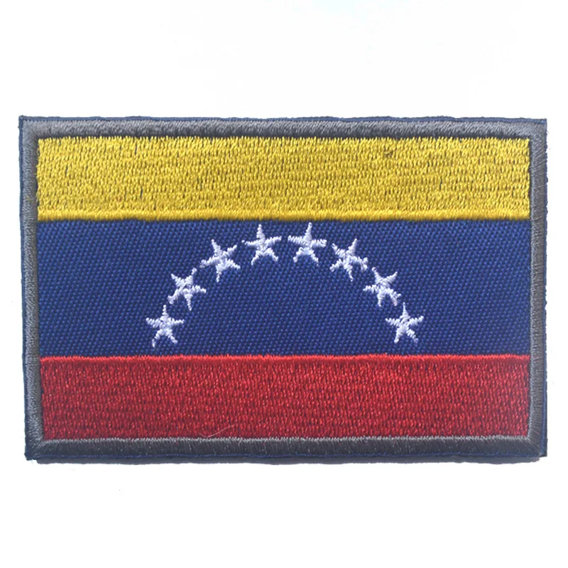 Embroidery Venezuela Flag Patch Backpack Bag Jacket Armband Badge Special Patch for Clothes Hook and Loop Sticker
Embroidery Venezuela Flag Patch Backpack Bag Jacket Armband Badge Special Patch for Clothes Hook and Loop Sticker