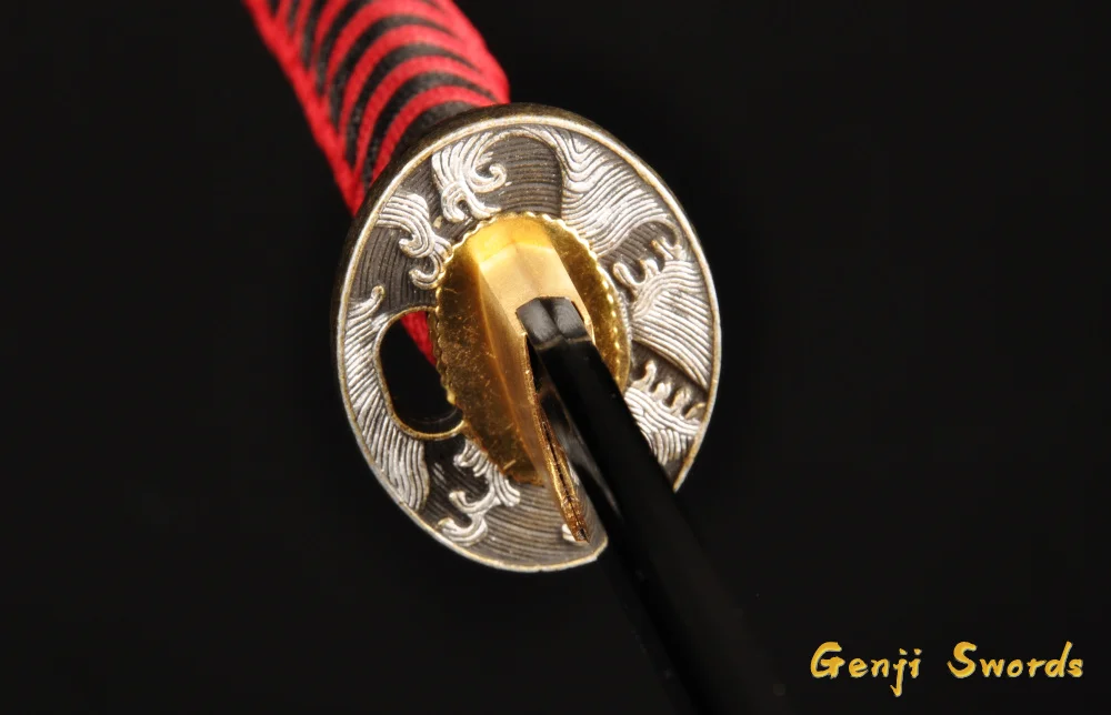 Fully Handmade Full Tang Real Japanese Straight Sword Black 1045 Carbon Steel Samurai Katana Sharp Edge Brass Tsuba
Fully Handmade Full Tang Real Japanese Straight Sword Black 1045 Carbon Steel Samurai Katana Sharp Edge Brass Tsuba