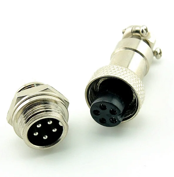 Free Shipping 20pair Male & Female Diameter 12mm Wire Panel Connector GX12 5P GX12-5 M12 circular connector Socket Plug
Free Shipping 20pair Male & Female Diameter 12mm Wire Panel Connector GX12 5P GX12-5 M12 circular connector Socket Plug