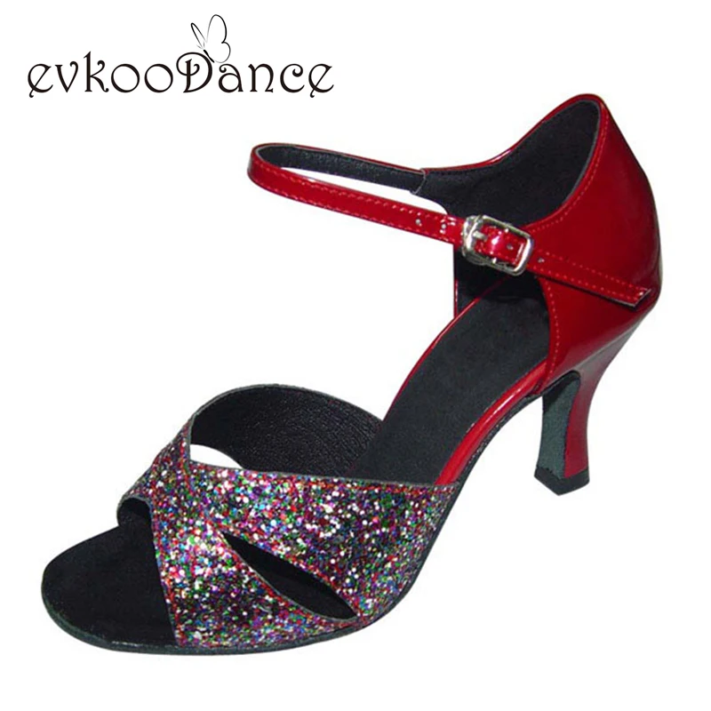 5 Different colors evkoodance PU glitter Meduim width 6cm 7cm 8cm latin dance shoes woman NL035
5 Different colors evkoodance PU glitter Meduim width 6cm 7cm 8cm latin dance shoes woman NL035