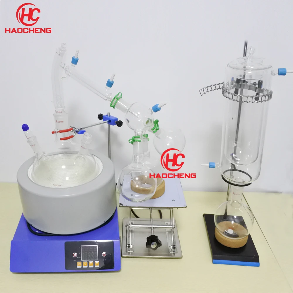 Free shipping,Factory Stocks Available Sale 5L Short Path Distillation with Stirring Heating Mantle
Free shipping,Factory Stocks Available Sale 5L Short Path Distillation with Stirring Heating Mantle