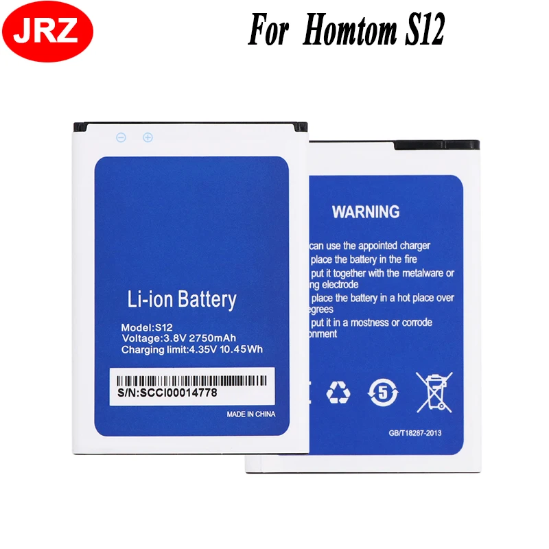 JRZ батарея для телефона Homtom S12 2750 мАч Высокая емкость 3,8 в высшее качество для Homtom S12 сменные батареи
JRZ батарея для телефона Homtom S12 2750 мАч Высокая емкость 3,8 в высшее качество для Homtom S12 сменные батареи