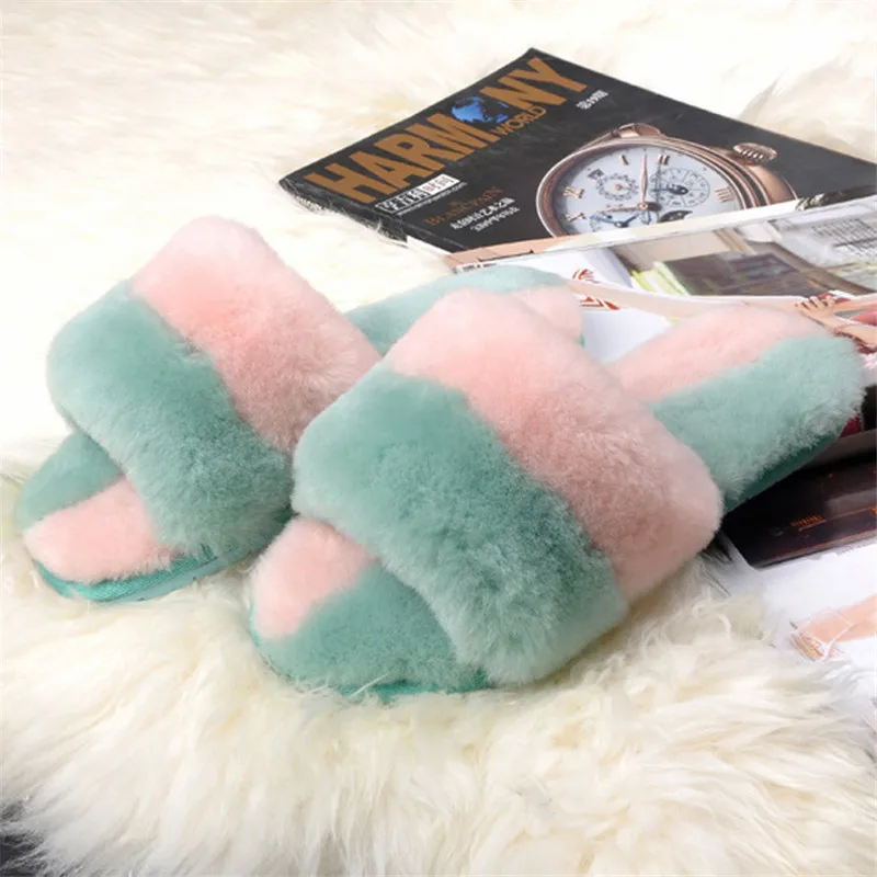 Women Natural Sheepskin Home Slippers Winter Women Indoor Slippers Fur Slippers Wool Flip Flops Slipper Lady Home Shoes
Women Natural Sheepskin Home Slippers Winter Women Indoor Slippers Fur Slippers Wool Flip Flops Slipper Lady Home Shoes