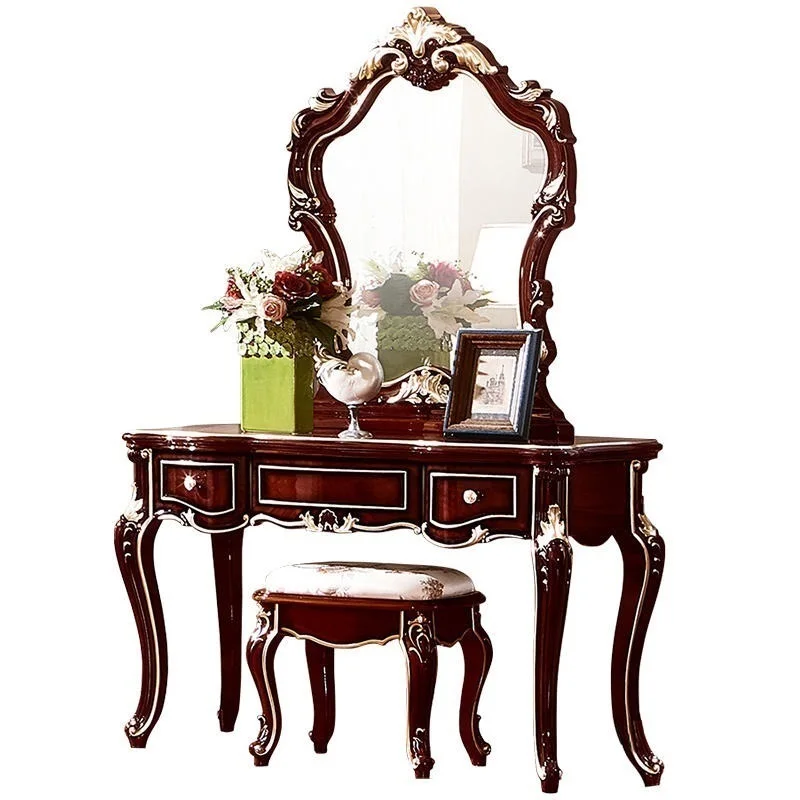 Vanity де Maquiagem комод Coiffeuse Avec Miroir Aparador в стиле ретро потертый шик деревянный Спальня