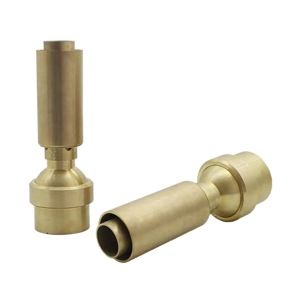 

3/4" 1" 1.5" 2" Brass Adjustable Air Bubbling Water Column Fountain Nozzles Air-Blended Jet Sprinklers Garden Landscape Fountain