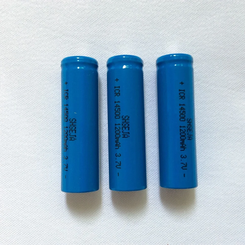 3Pcs 14500 Battery 3.7 V 1200mAh li-ion Battery ICR14500 3.7 Volt AA Rechargeable Battery Baterias For LED Flashlight
3Pcs 14500 Battery 3.7 V 1200mAh li-ion Battery ICR14500 3.7 Volt AA Rechargeable Battery Baterias For LED Flashlight
