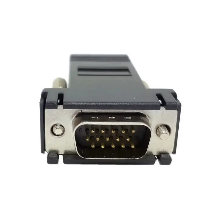 NGFF 2pcs/lot VGA RGB 15pin Extender Male To LAN CAT5 CAT5e RJ45 Ethernet Female Adapter Black
NGFF 2pcs/lot VGA RGB 15pin Extender Male To LAN CAT5 CAT5e RJ45 Ethernet Female Adapter Black