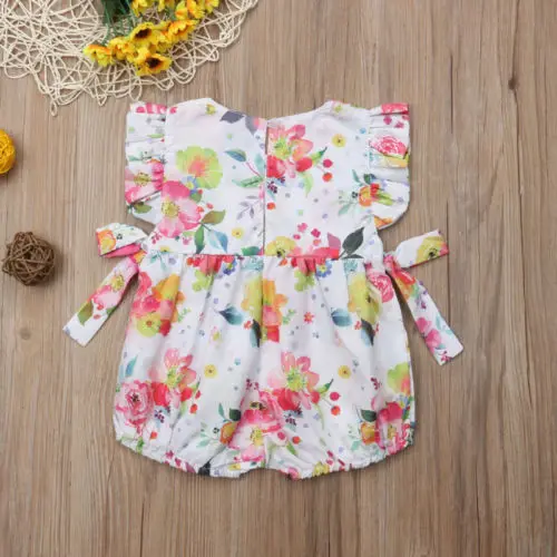 Baby Girl Ruffle Romper Sleeveless Cotton Cute Bow Jumpsuit Clothes Newborn Baby Girl Clothing Casual Flower 0-18M
Baby Girl Ruffle Romper Sleeveless Cotton Cute Bow Jumpsuit Clothes Newborn Baby Girl Clothing Casual Flower 0-18M