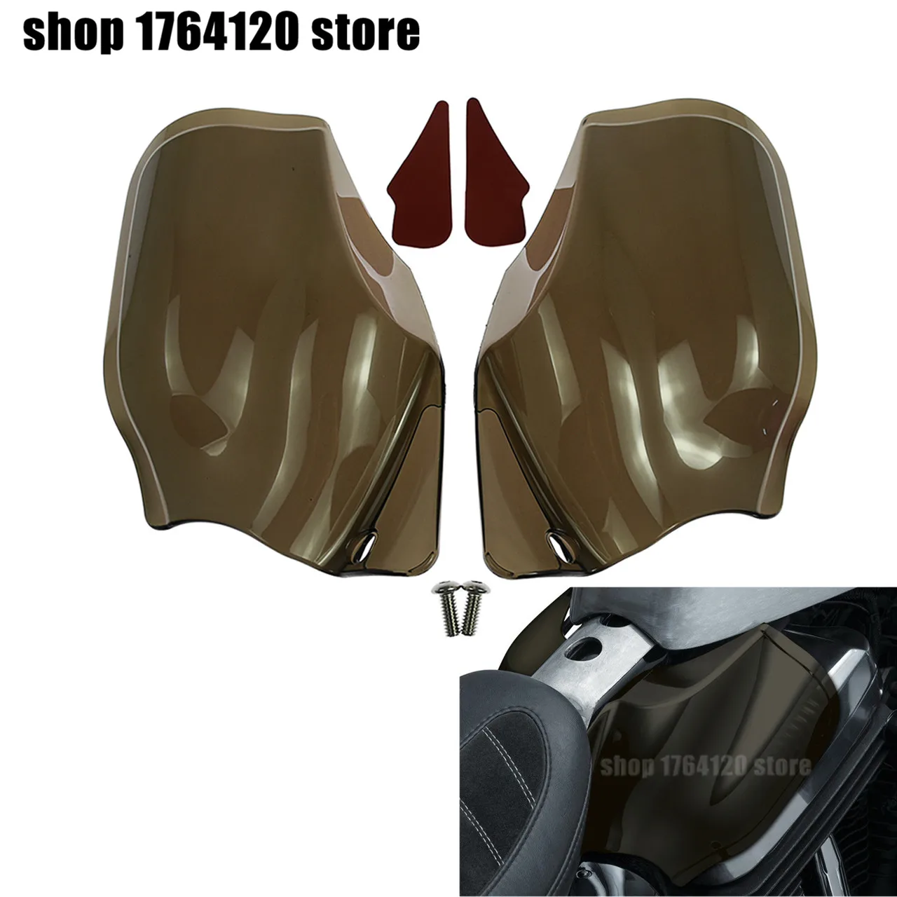 Motorcycle Reflective Saddle Shields Air Heat Deflector Smoke For Harley Sportster Iron 883 1200 Forty Eight XL1200 2014-2020 21
Motorcycle Reflective Saddle Shields Air Heat Deflector Smoke For Harley Sportster Iron 883 1200 Forty Eight XL1200 2014-2020 21