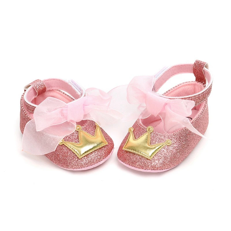 Baby Girl Shoes Girls Breathable Crown Pattern Anti-Slip Toddler Shoes Casual Sneakers Toddler Soft Soled First Walkers
Baby Girl Shoes Girls Breathable Crown Pattern Anti-Slip Toddler Shoes Casual Sneakers Toddler Soft Soled First Walkers