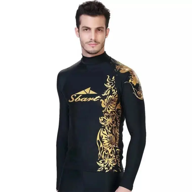 SBART Swimming Shirt for Men UV Protection Long Sleeve Swimwear Plus Size Surfing Swimsuits for Man Swimming Suit Rashguard
SBART Swimming Shirt for Men UV Protection Long Sleeve Swimwear Plus Size Surfing Swimsuits for Man Swimming Suit Rashguard