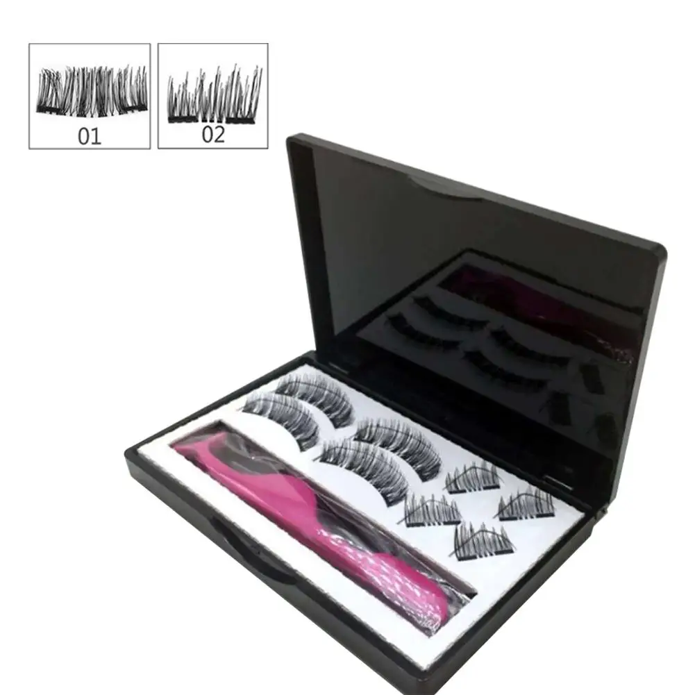 Professional 3D Magnetic False Eyelashes 3 Magnetic Lashes Natural Eyelash Extension Eyelashes With Eyelashes Applicator
Professional 3D Magnetic False Eyelashes 3 Magnetic Lashes Natural Eyelash Extension Eyelashes With Eyelashes Applicator