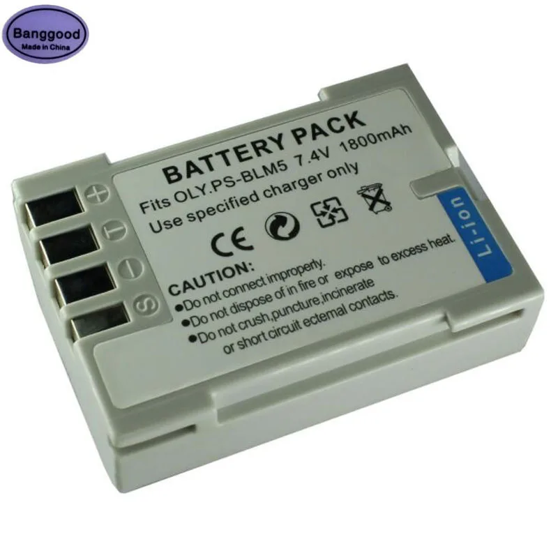 7.4V 1800mAh PS-BLM5 PSBLM5 BLM-5 BLM5 Camera Battery Pack For Olympus E-1 E-3 E-30 E-5 E1 E3 E30 E5 HLD-4 Grip
7.4V 1800mAh PS-BLM5 PSBLM5 BLM-5 BLM5 Camera Battery Pack For Olympus E-1 E-3 E-30 E-5 E1 E3 E30 E5 HLD-4 Grip