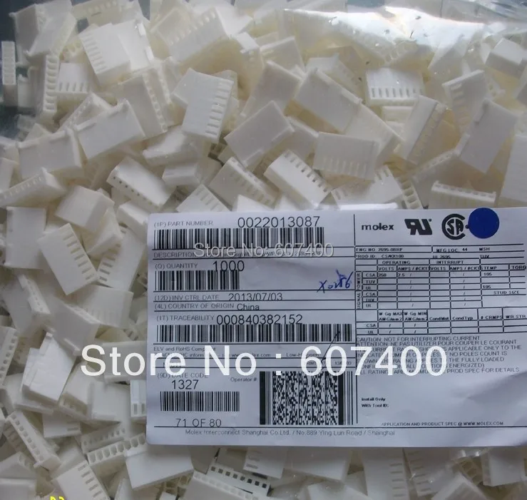 0022013087 CONN HOUS 8POS .100 W/RAMP/RIB 2201-3087 MOLEX Connectors terminals housings 100% new and original parts
0022013087 CONN HOUS 8POS .100 W/RAMP/RIB 2201-3087 MOLEX Connectors terminals housings 100% new and original parts