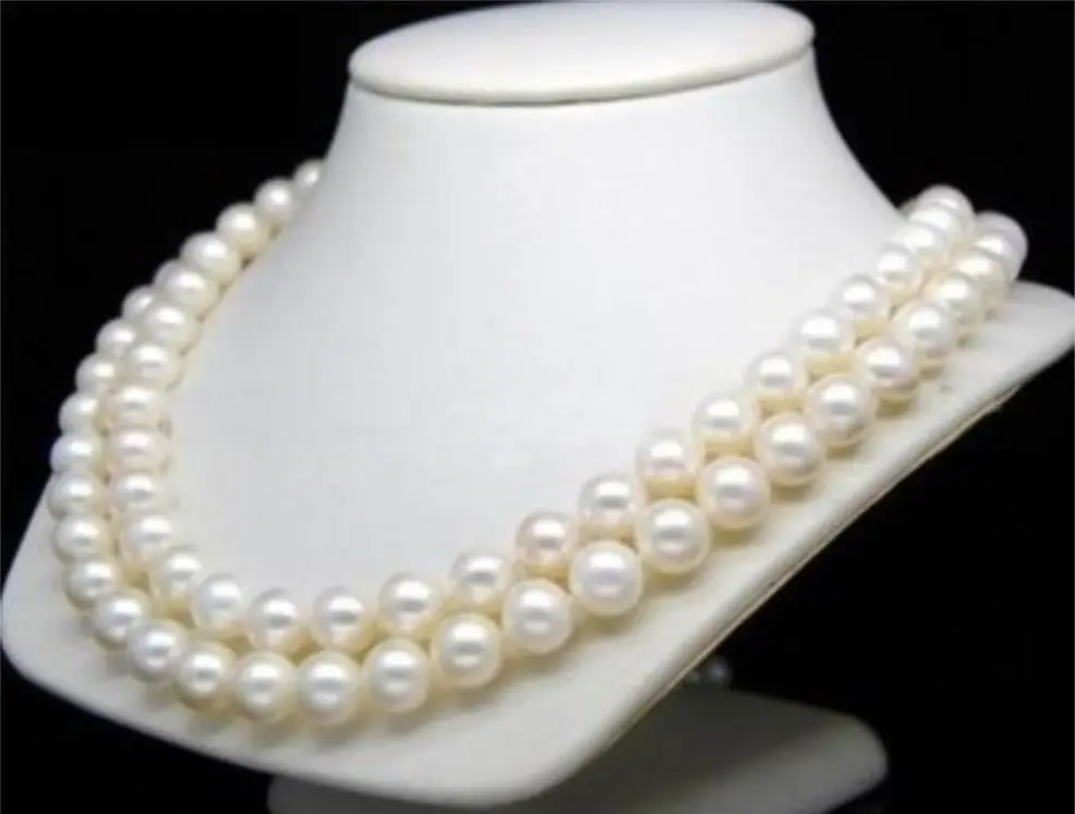 9-10MM WHITE AKOYA ROUND PEARL NECKLACE 32" Gold Clasp>Selling jewerly free shipping
9-10MM WHITE AKOYA ROUND PEARL NECKLACE 32" Gold Clasp>Selling jewerly free shipping