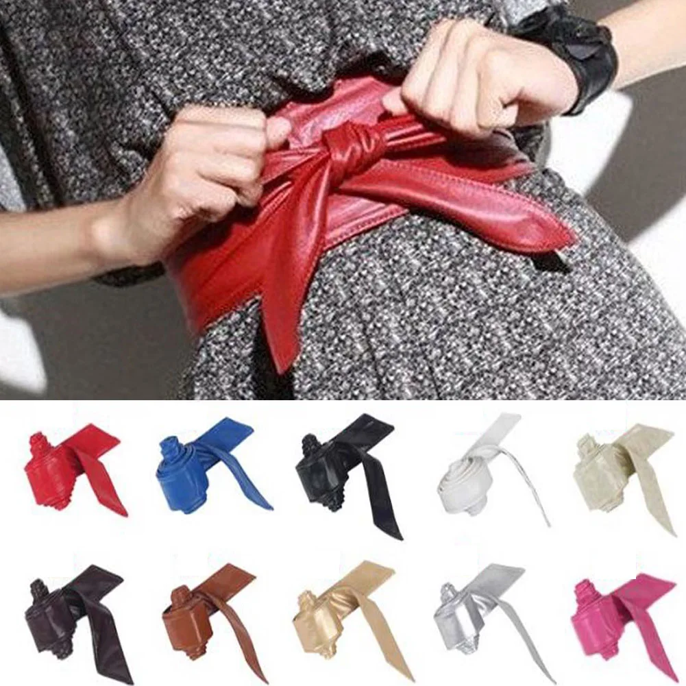 New Fashion Women Waistband Belts PU Leather Bowknot Belt Decoration Soft Bow Belt Ladies Wild Wide Waist Girdle Ceinture Femme
New Fashion Women Waistband Belts PU Leather Bowknot Belt Decoration Soft Bow Belt Ladies Wild Wide Waist Girdle Ceinture Femme